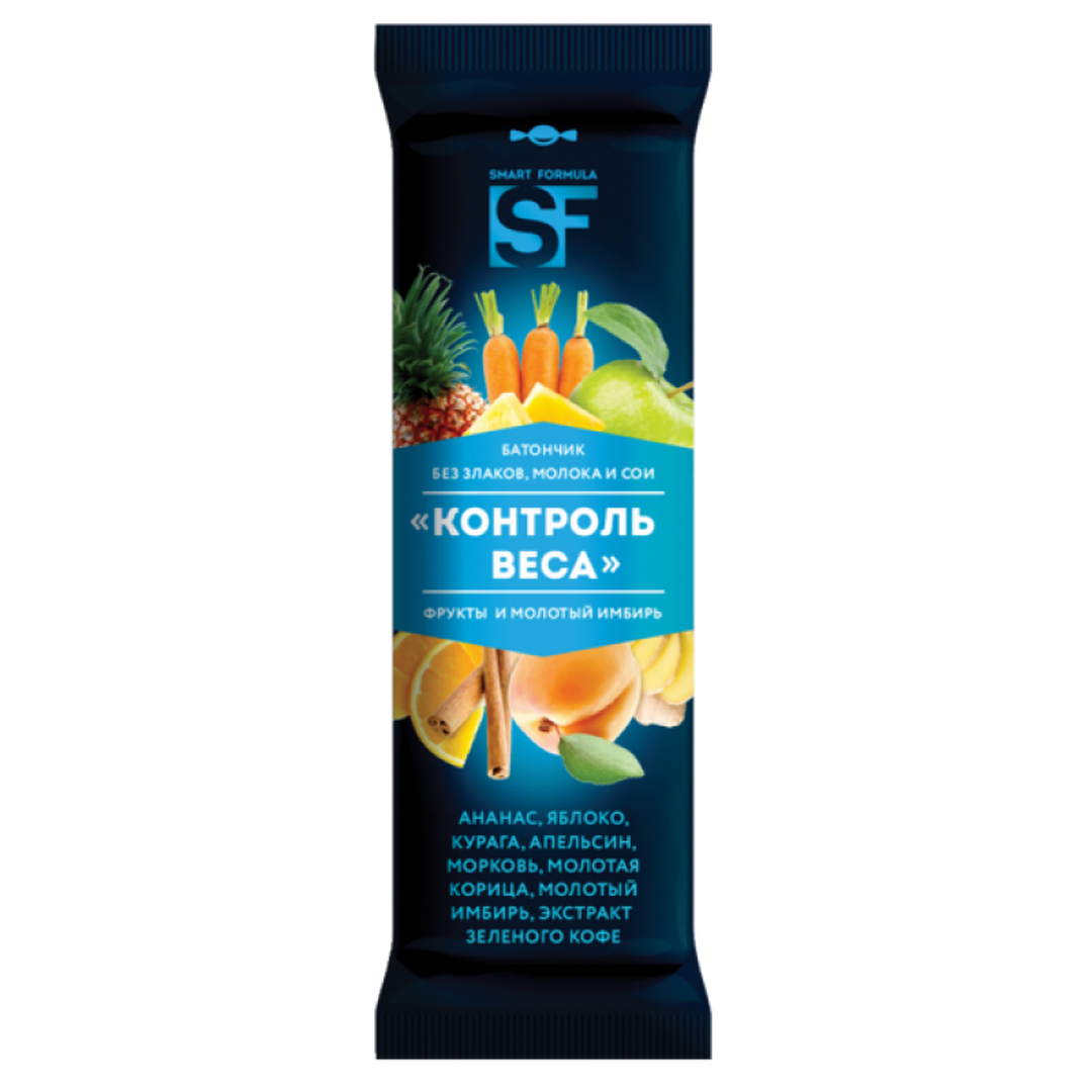Controls fruit. Батончик Smart Formula контроль веса 40г. Бат.Smart Formula конт.веса фр.и мол. ИМБ.40г с. Батончик смарт формула 40г орех. Батончик Smart Formula контроль веса имбирь 40гр.