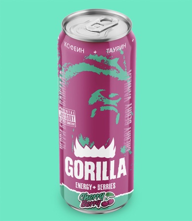 Напиток МПК Gorilla  черри 0,45 л. ж/б