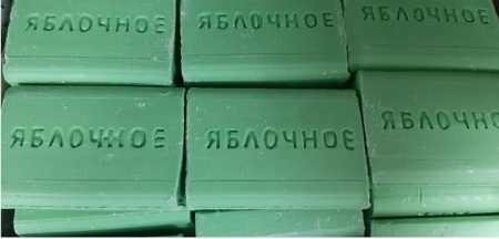 Мыло туалетное Яблочное 100 гр.без упаковки