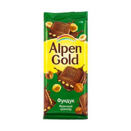 Шоколад Alpen Gold орех (зеленый) 85 г